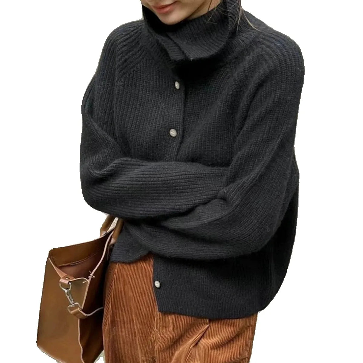 Clara - Cardigan for women, cozy knitted sweater