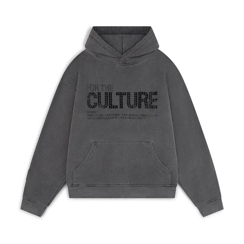 Statement Cotton Hoodie for Unisex - Image 3