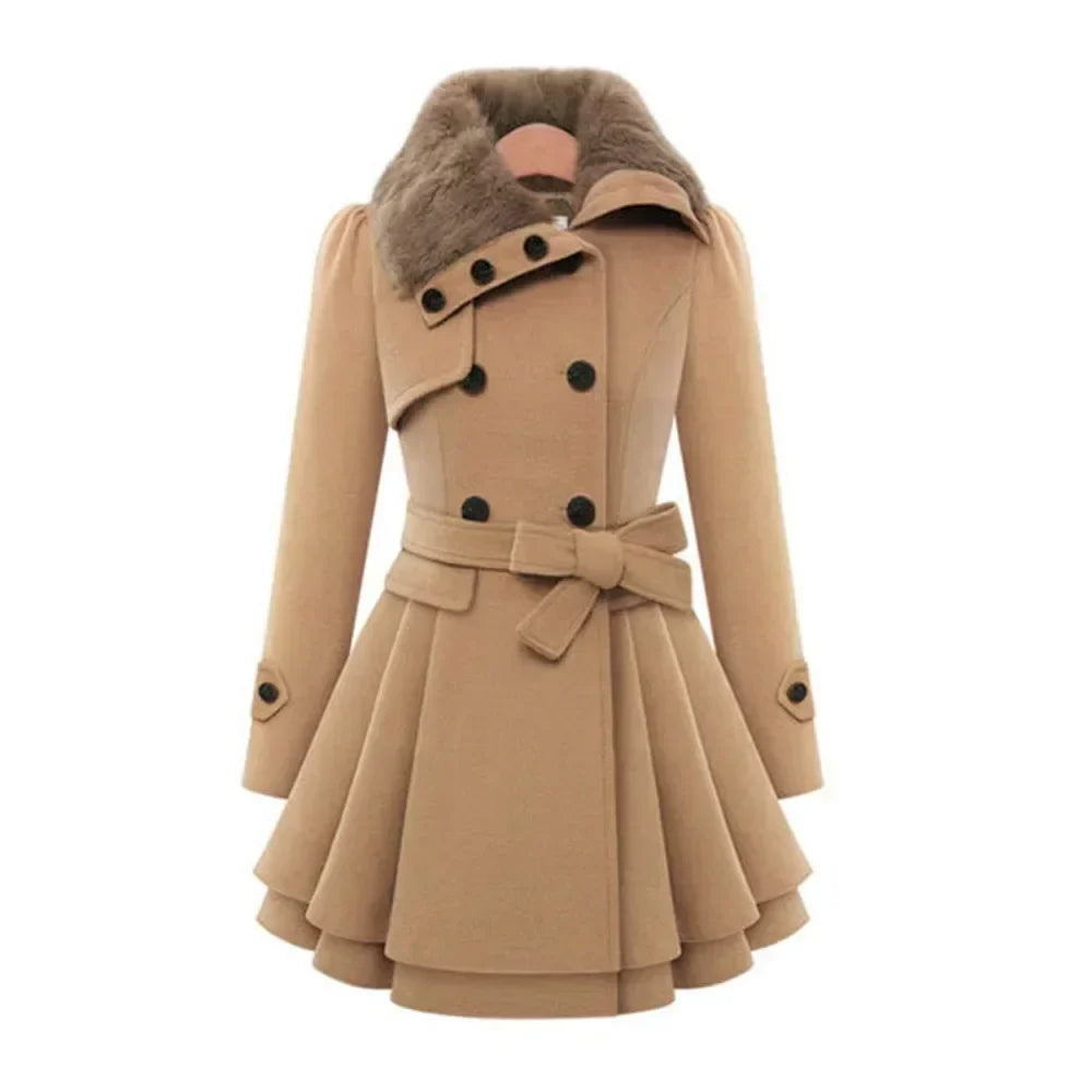 Emily - Women's trench coat with slim fit | Stylish coat