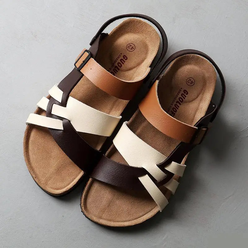 Premium leather orthopedic sandals - anatomic comfort | Women & Men