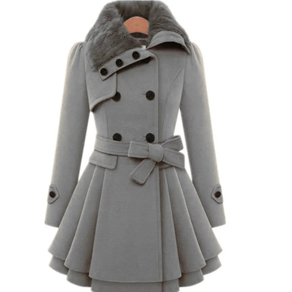 Emily - Women's trench coat with slim fit | Stylish coat