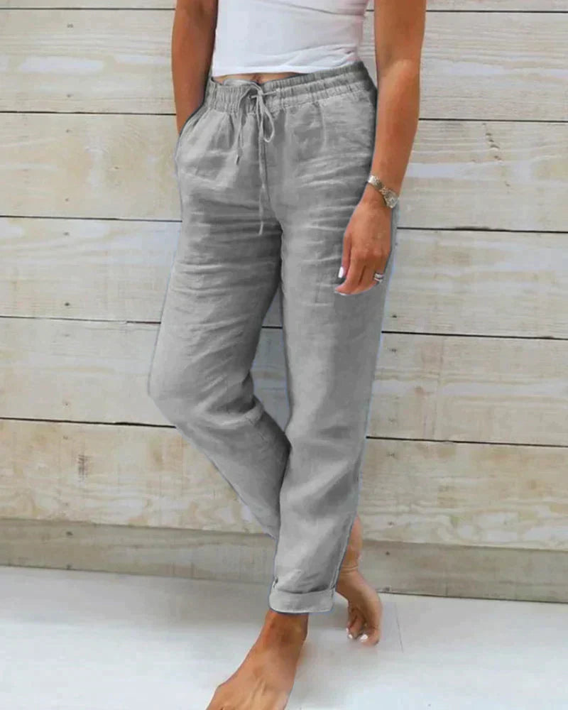 Stacy - women's linen pants
