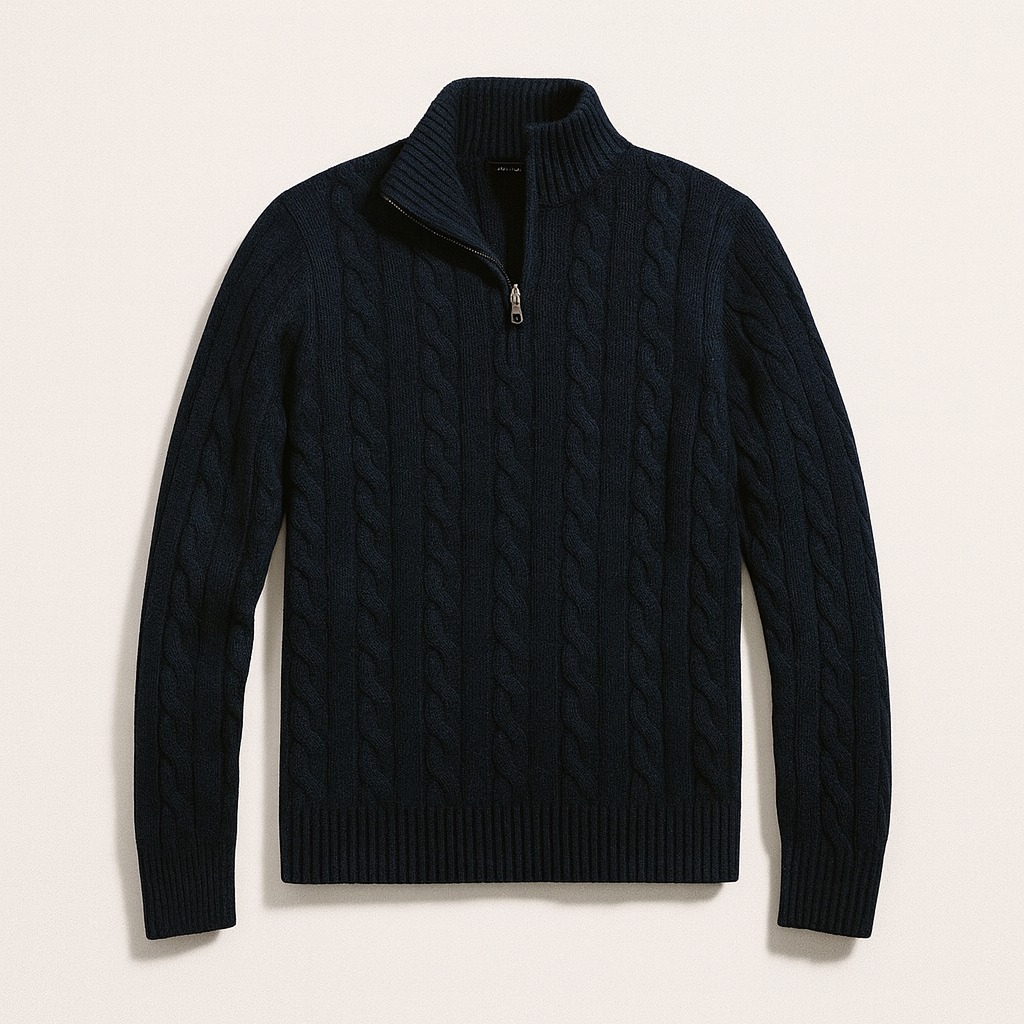 Half Zip Sweater navy blue
