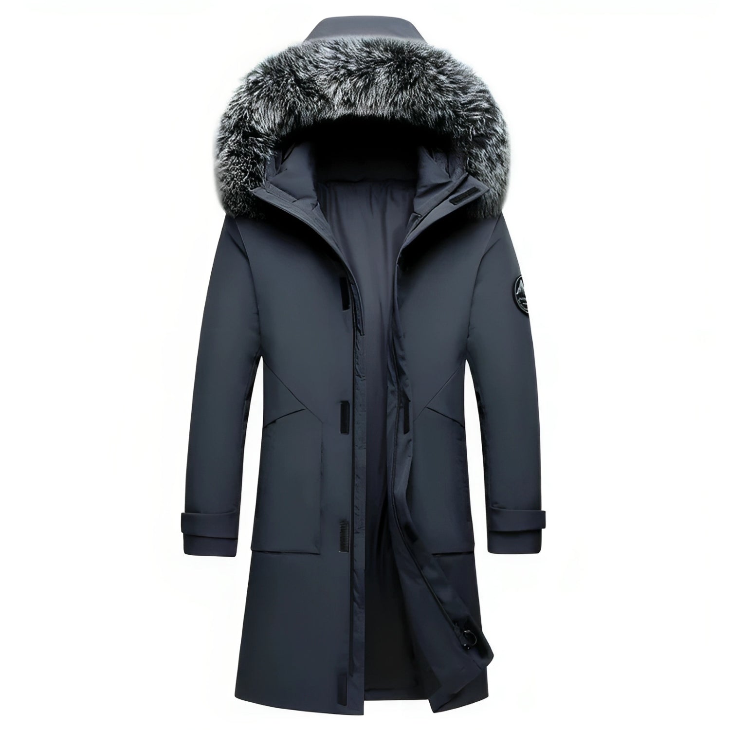 Hooded Longline Parka for Men - Image 5