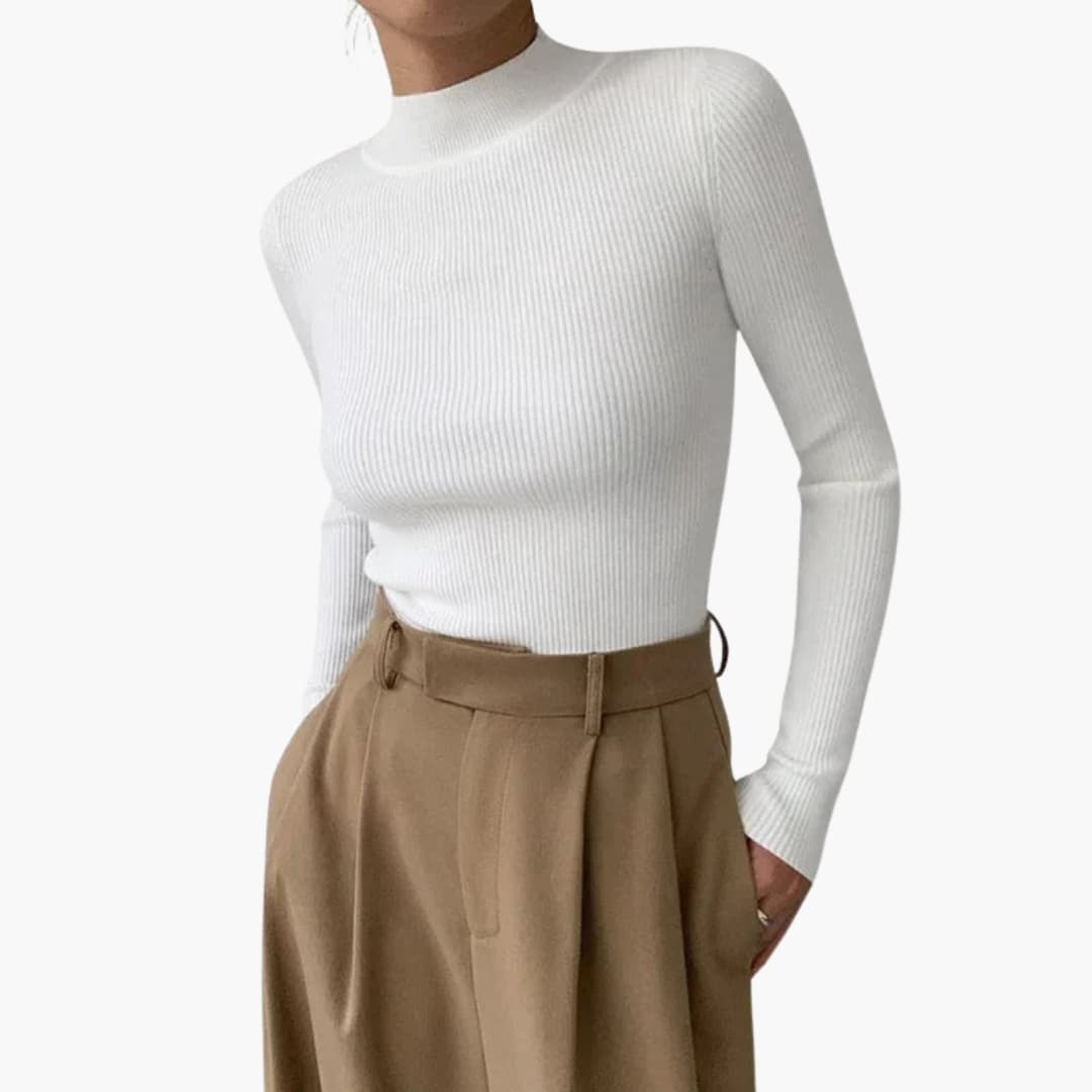 Fitted Long Sleeve Top for Women - Image 1