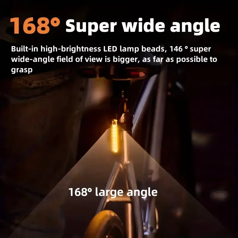 Rechargeable bicycle rear light