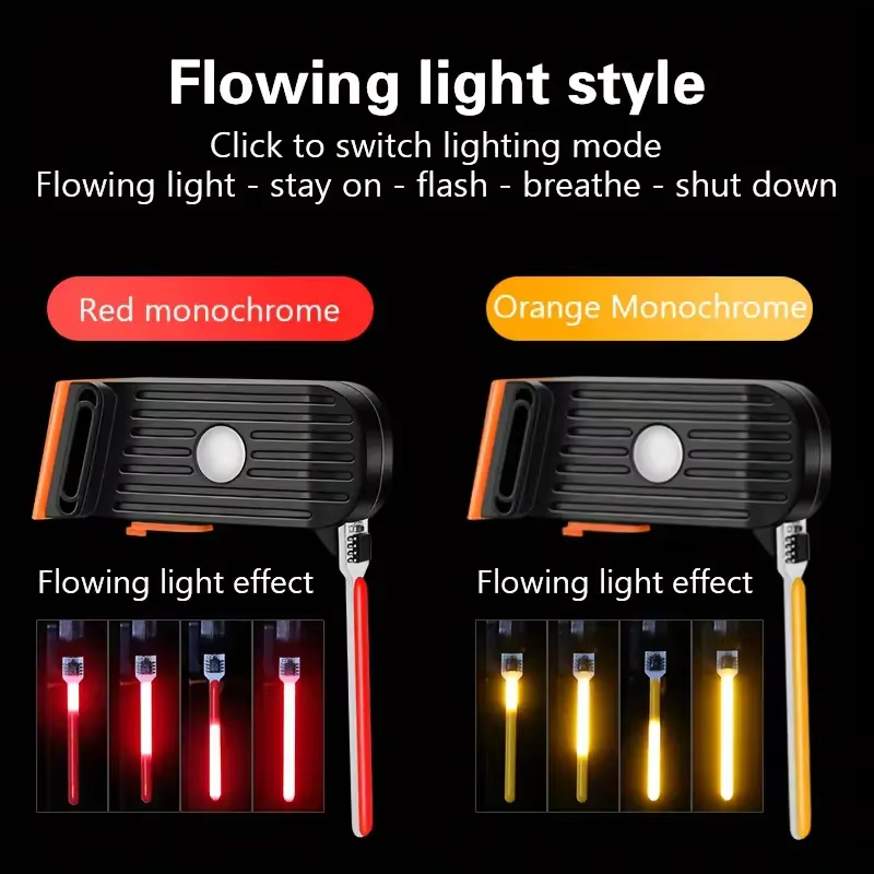 Rechargeable bicycle rear light