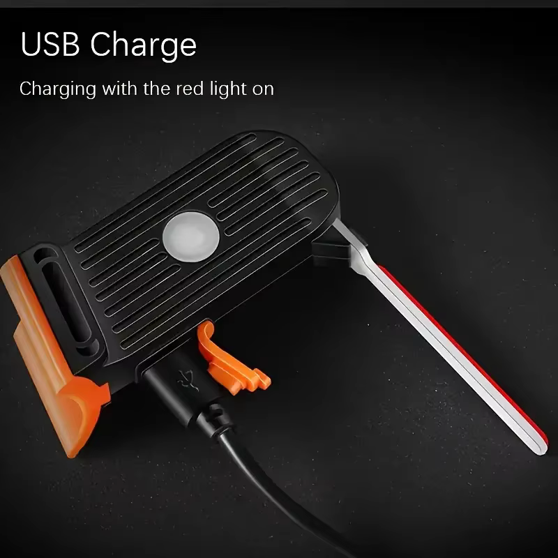Rechargeable bicycle rear light
