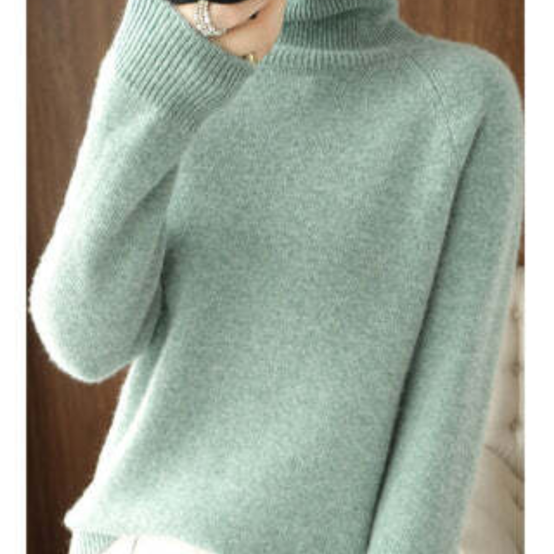 Nikki | Ladies Elegant Long Sleeve Sweater | Turtleneck