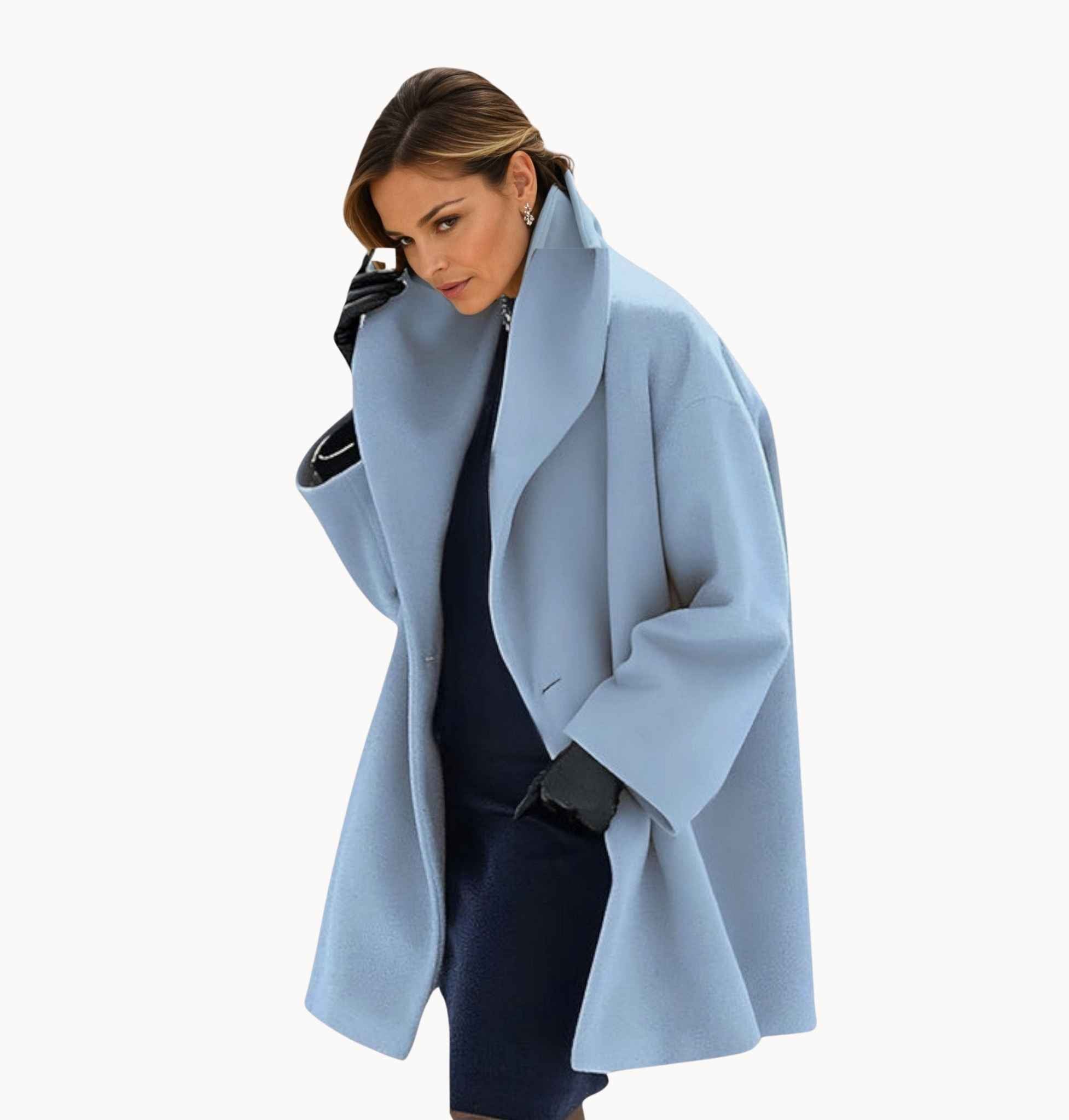 Oversized Wrap Coat for Women - Image 1