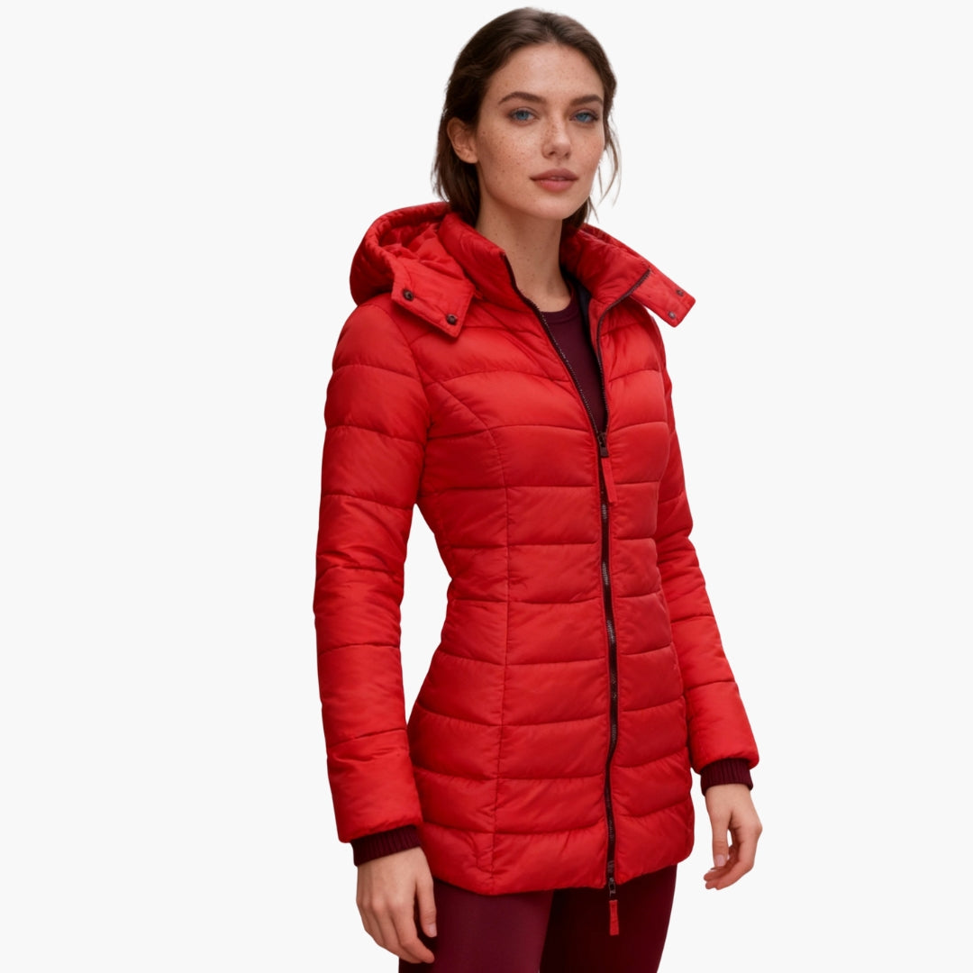 Hooded Puffer Jacket for Women - Image 3