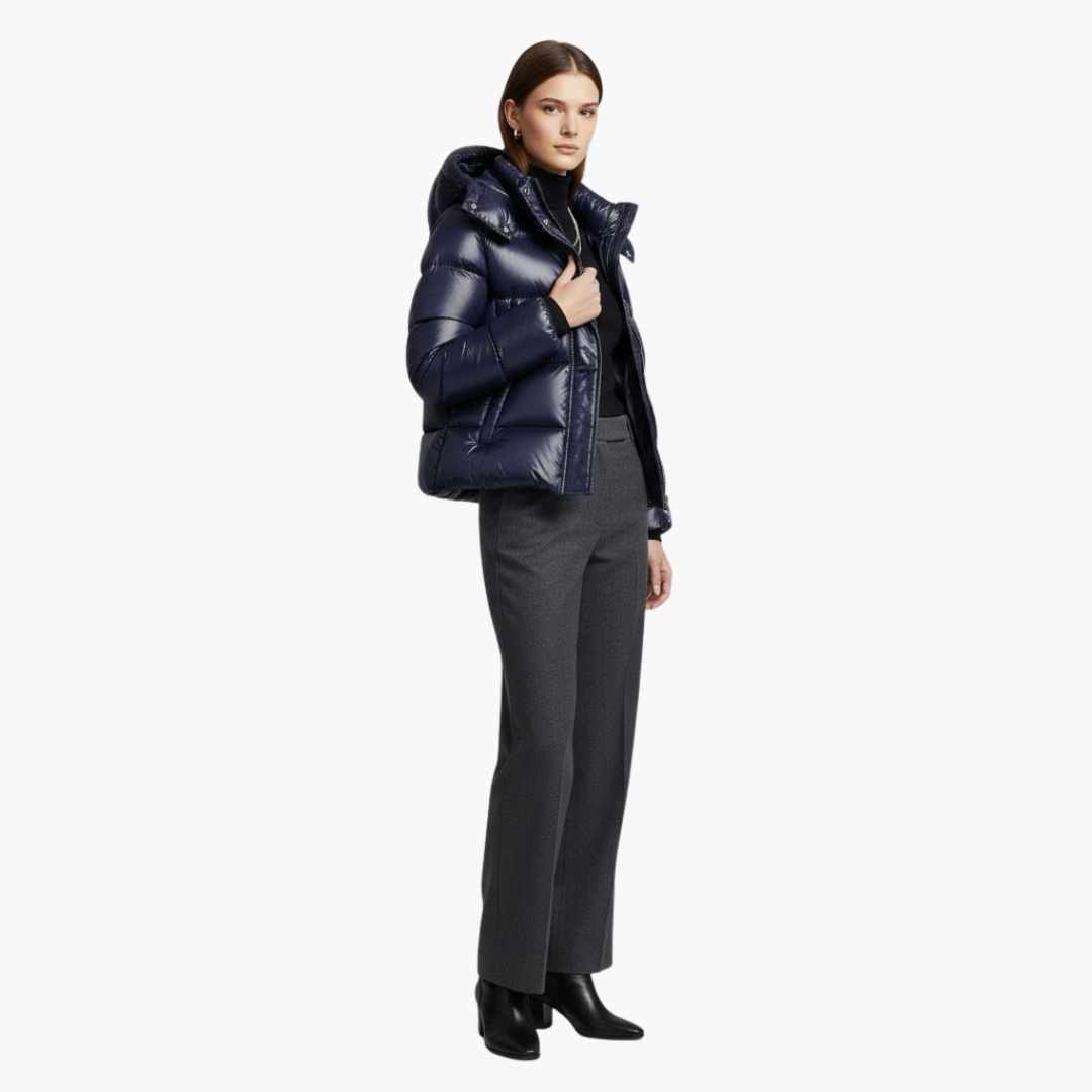 Hooded Puffer Jacket for Women - Image 3