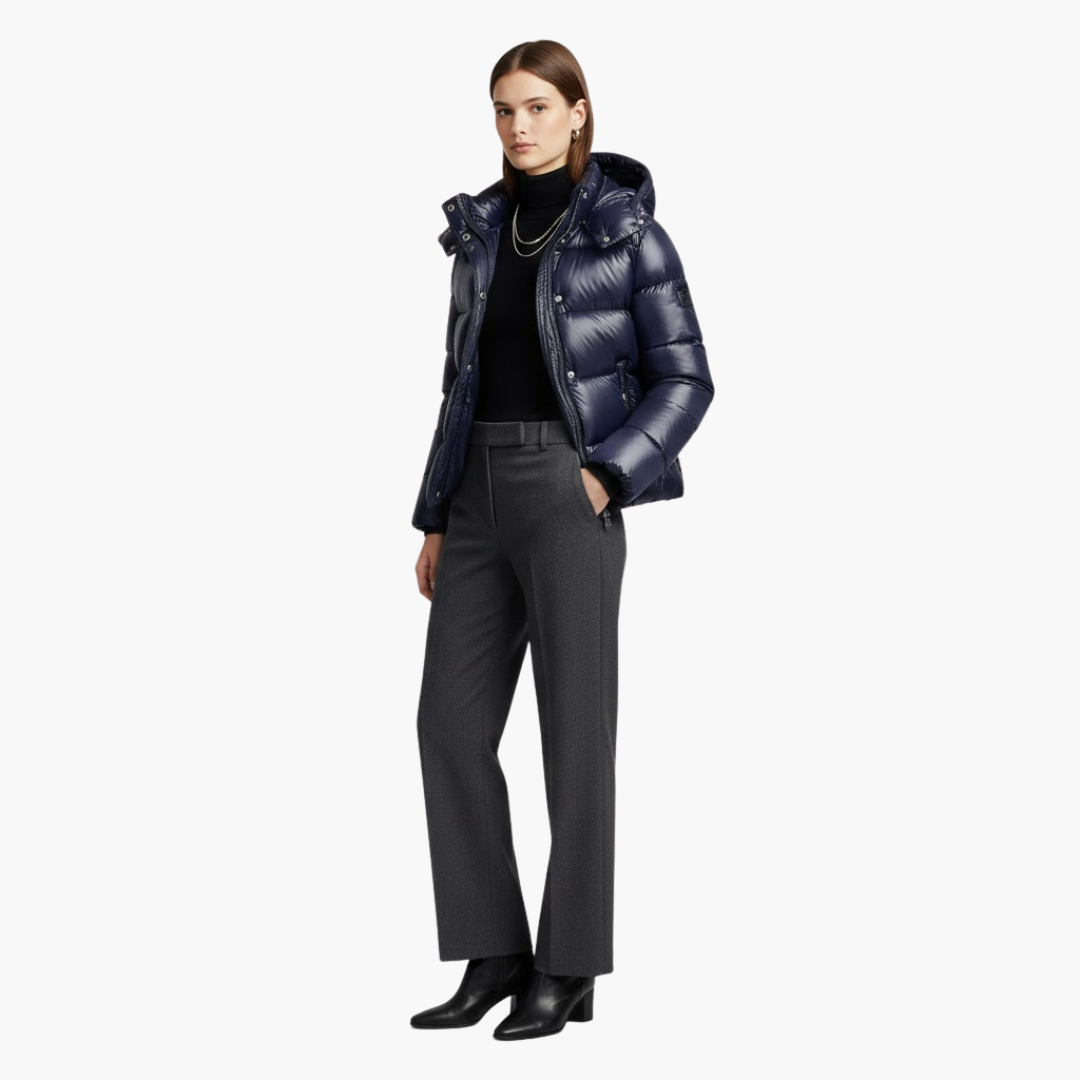 Hooded Puffer Jacket for Women - Image 4