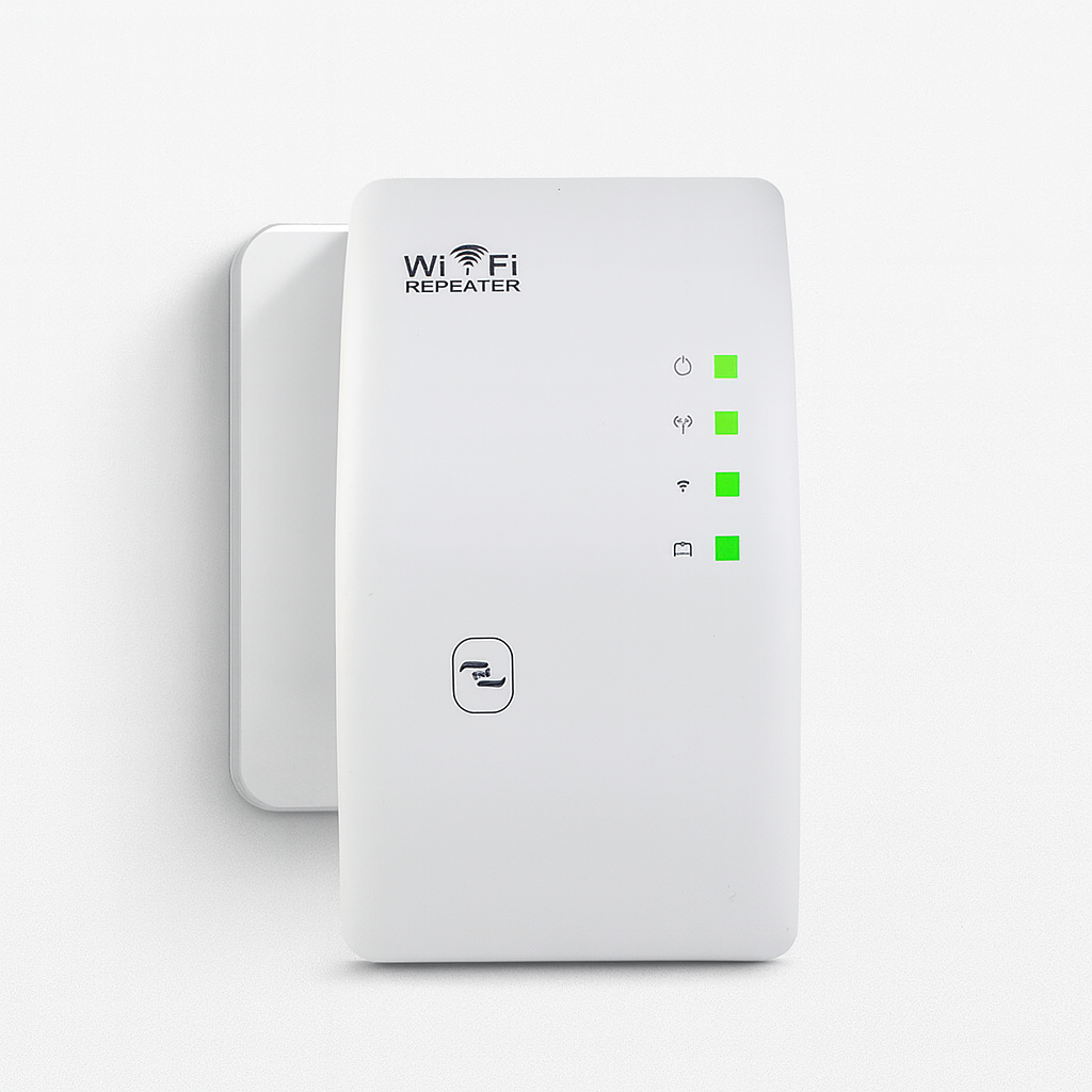 Wireless WIFI signal booster white