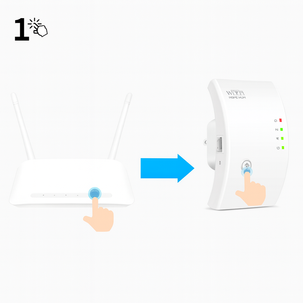 Wireless WIFI signal booster