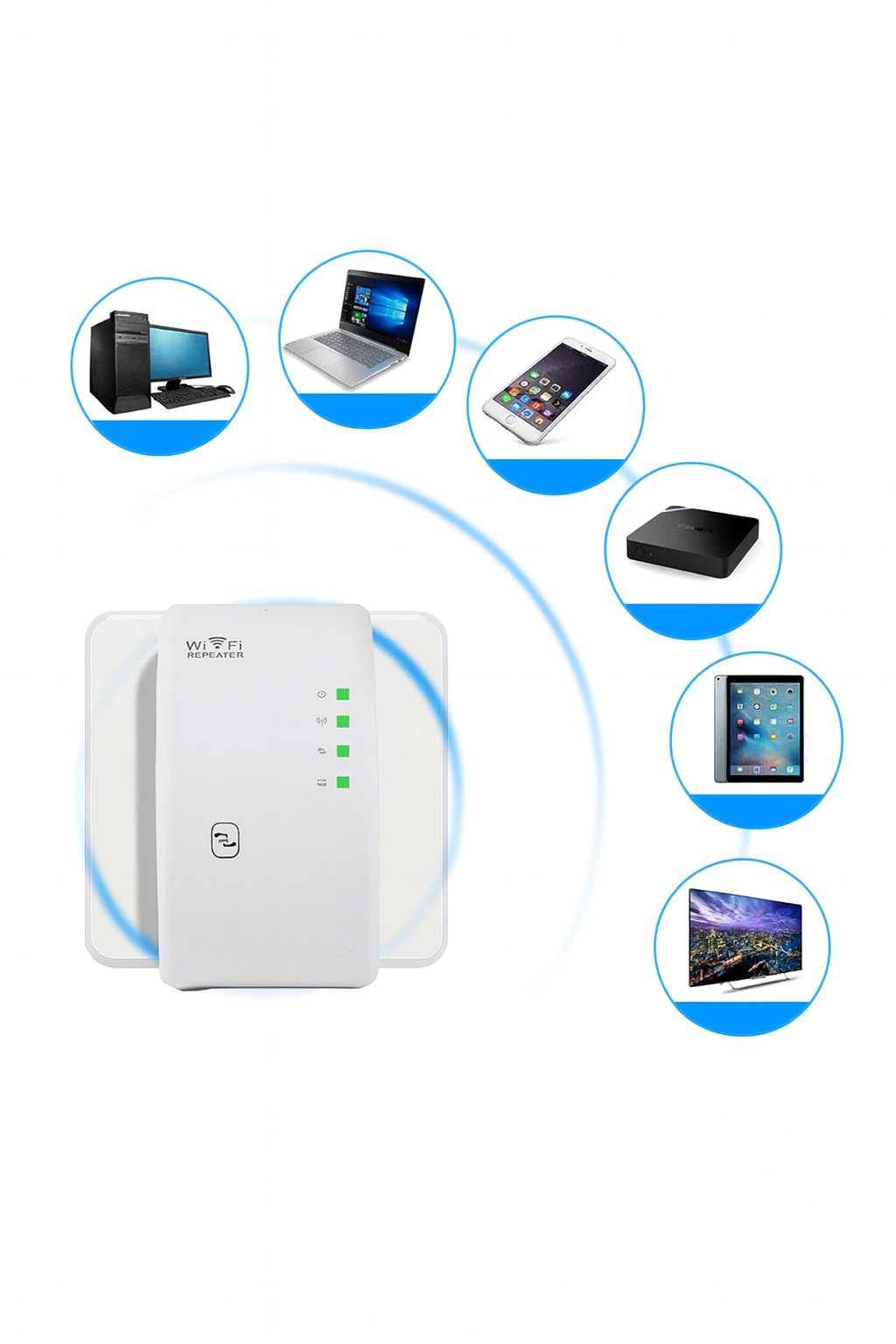 Wireless WIFI signal booster