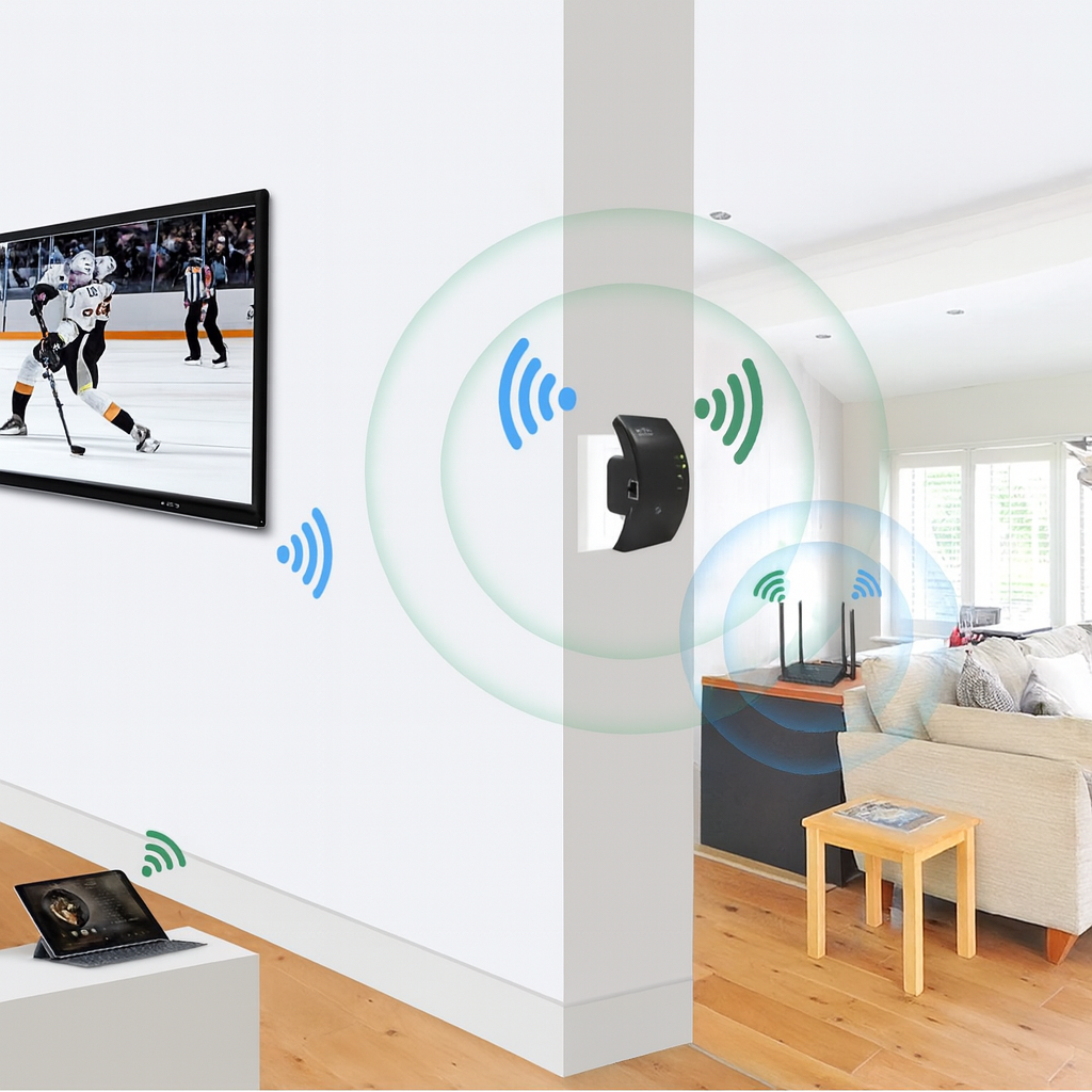 Wireless WIFI signal booster