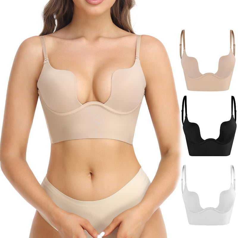 Madelyn Women's Bra - Seamless Backless Bra with Invisible Support and Comfortable Fit