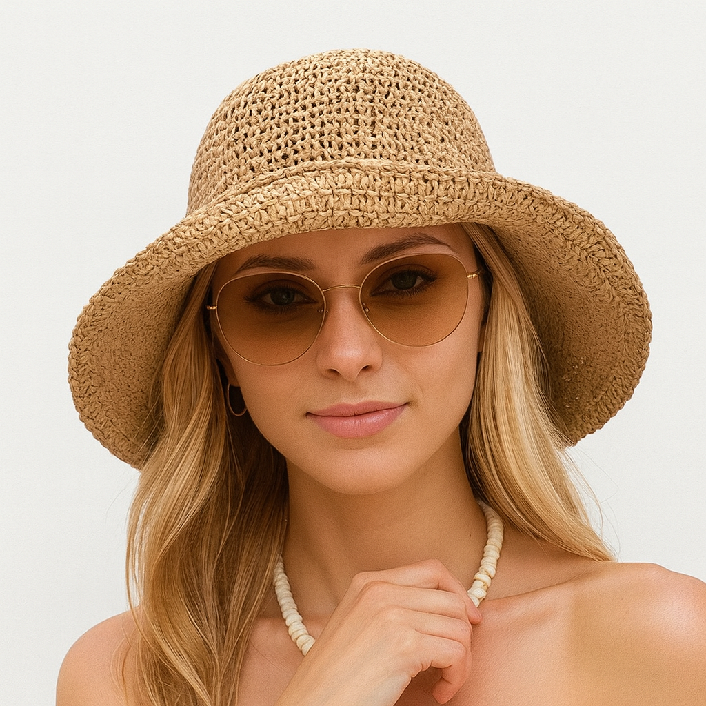 Fedora Sun Hat beige