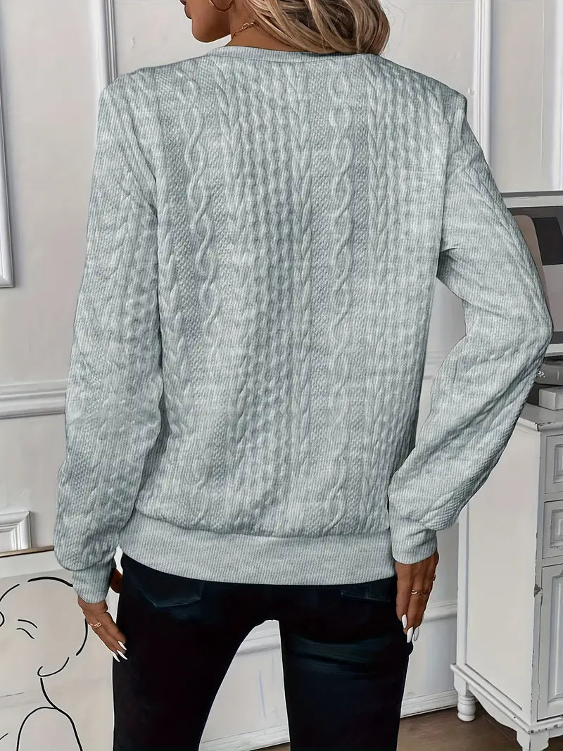 Elegant knitted sweater