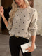 Zara polka dot sweater - Casual and stylish for women in fall and winter