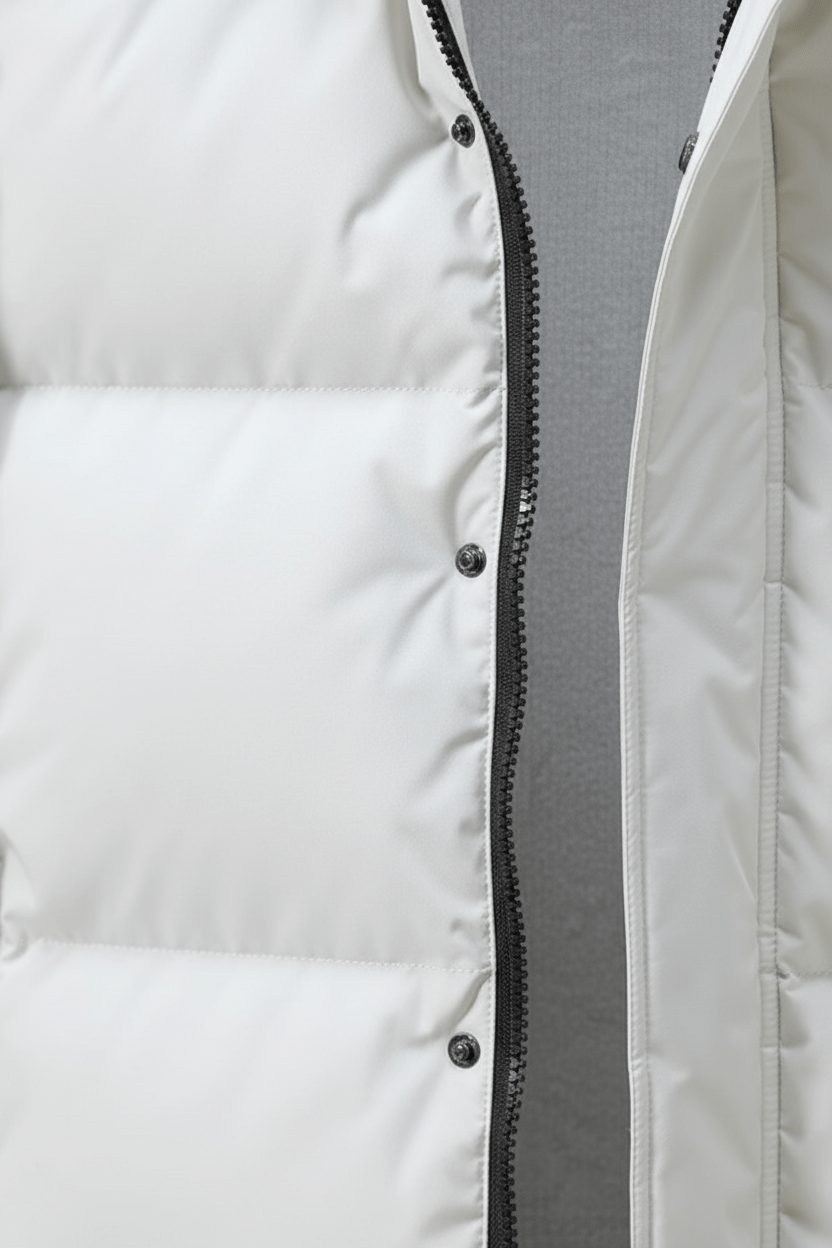 Hooded Long Puffer Coat for Men - Image 4