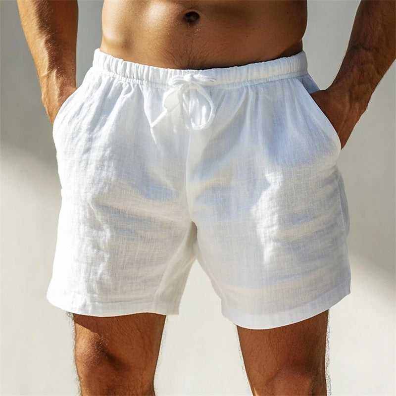 Dylan Cotton Men's Shorts - Breathable Cut with Loose Fit and Summer Half Thigh Length