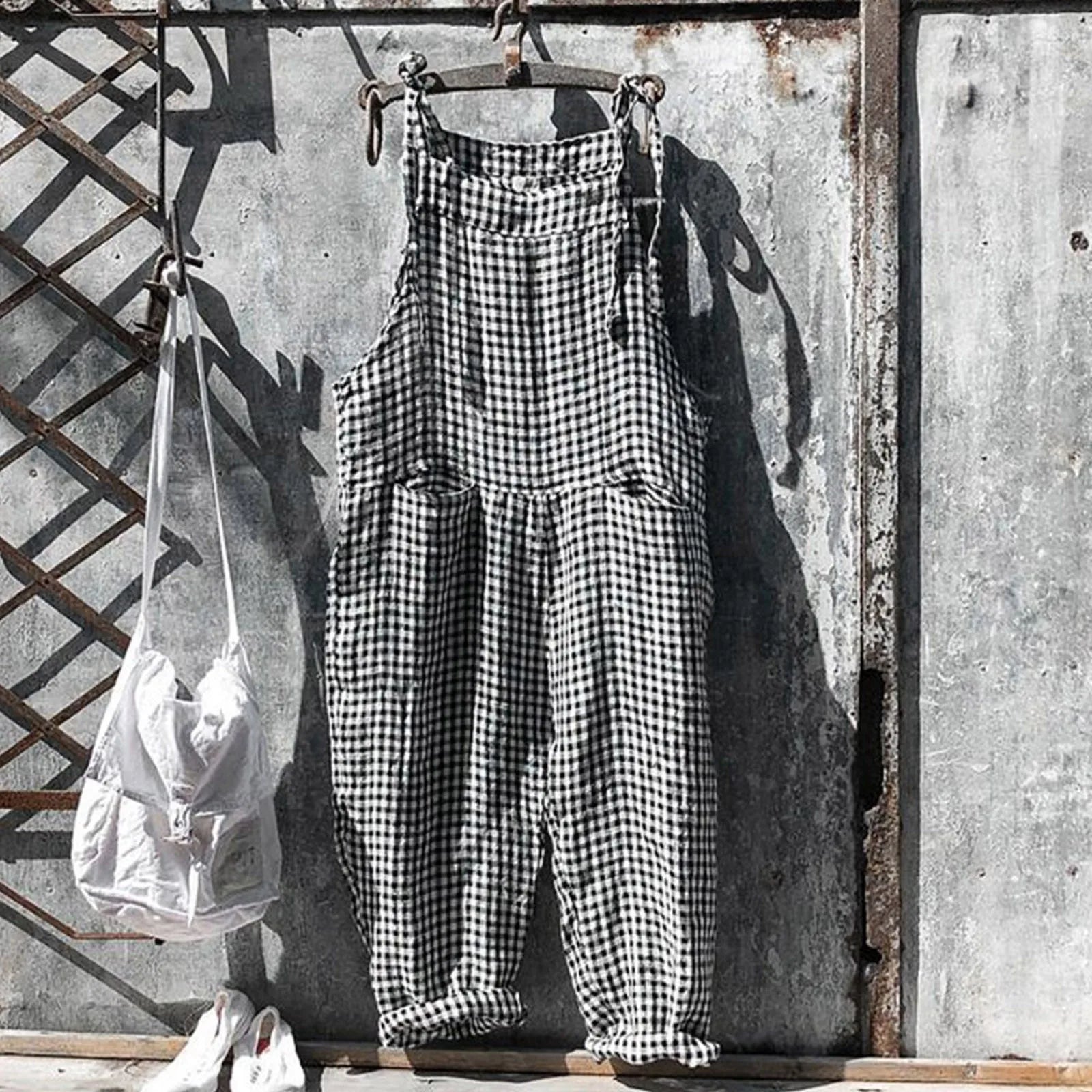 Women's Wide Striped Vintage Jumpsuit | Ideal for Summer
