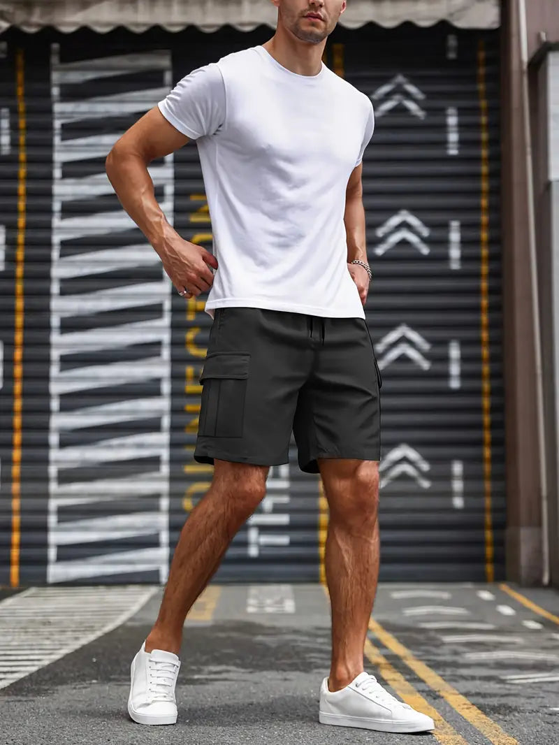 Martin | Luxury cargo shorts for men
