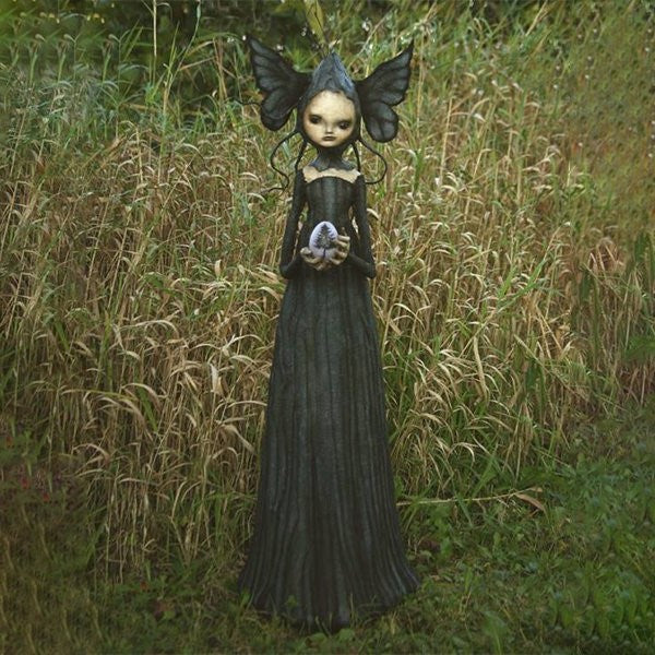 MysticWitch | Creepy Witch Sculptures – Dark, Bizarre Art, Halloween Decor, Gothic Home Decor
