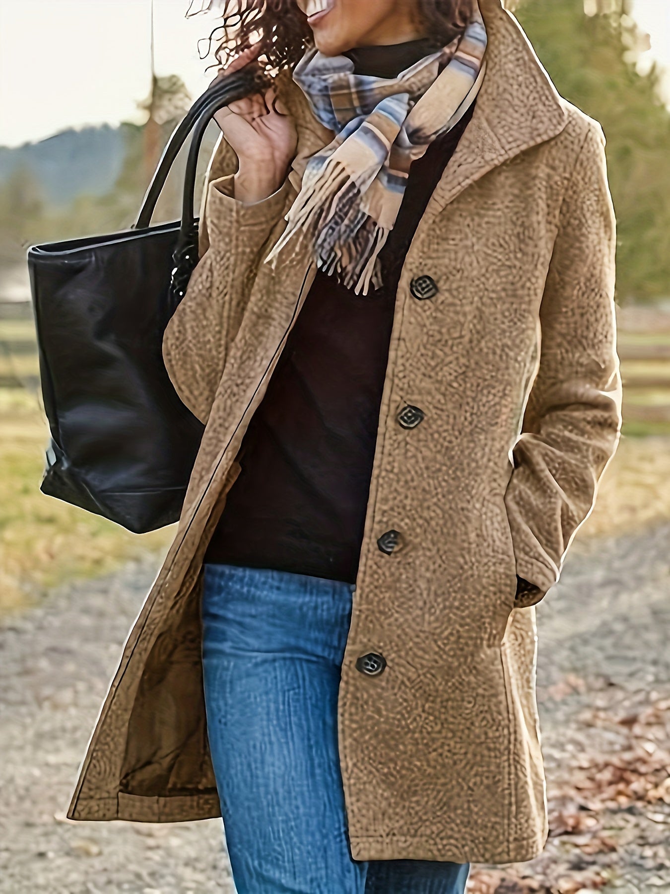 Elara fleece jacket - Elegant and warm for women in fall and winter