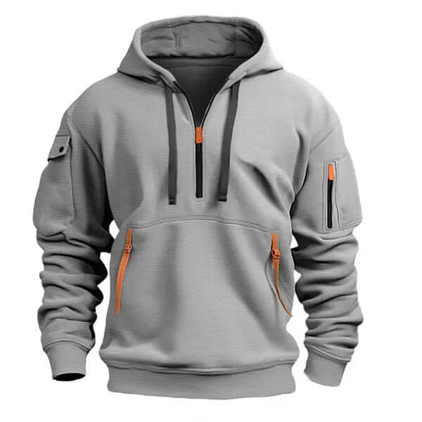 Half-Zip Pullover Hoodie for Men - Image 1