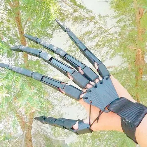 CreepaClaw | 3D Movable Finger Extension – Movable Cosplay Claw Hand Accessory for Halloween