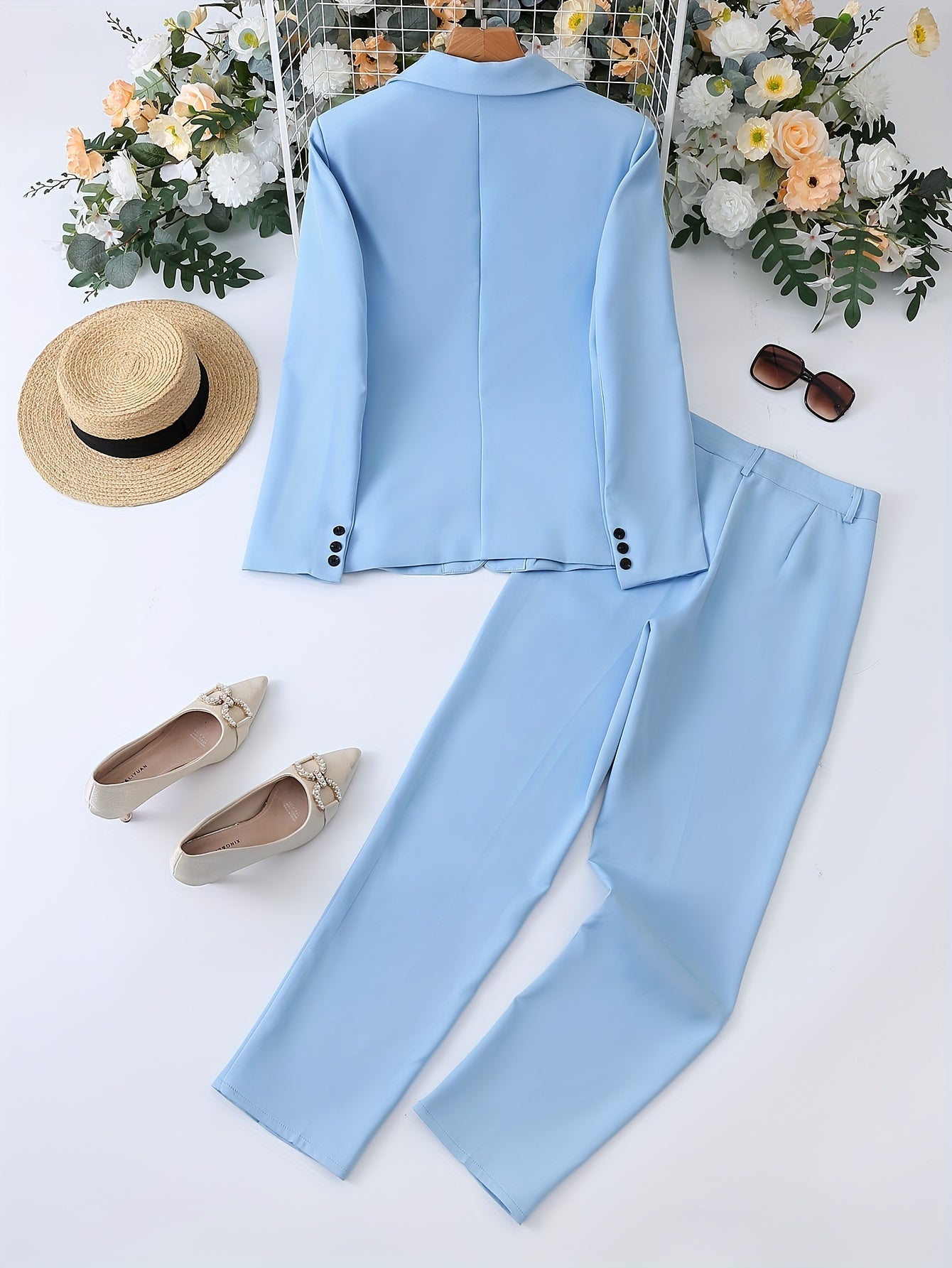 Classic women's blazer with lapel collar - Timeless and elegant - For every season