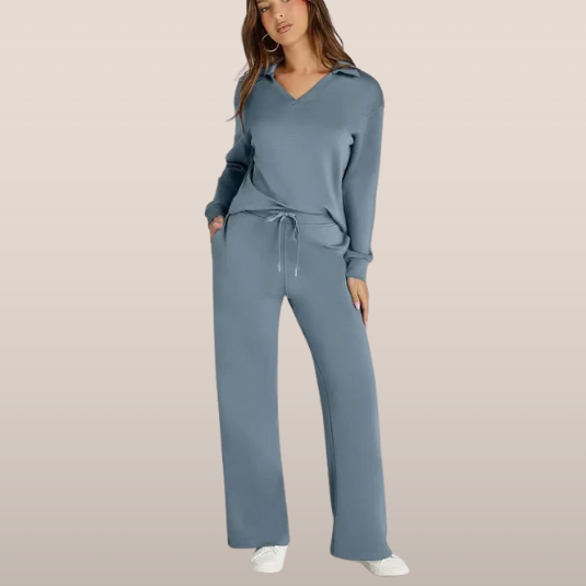 Romy - Two-Piece Lounge Set with Collar