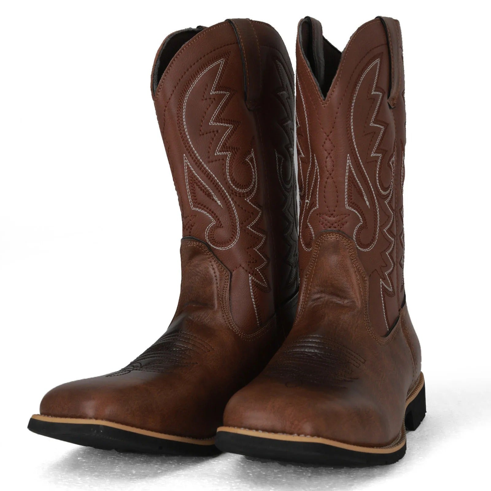 Embroidered Western Cowboy Boots for Men - Image 3