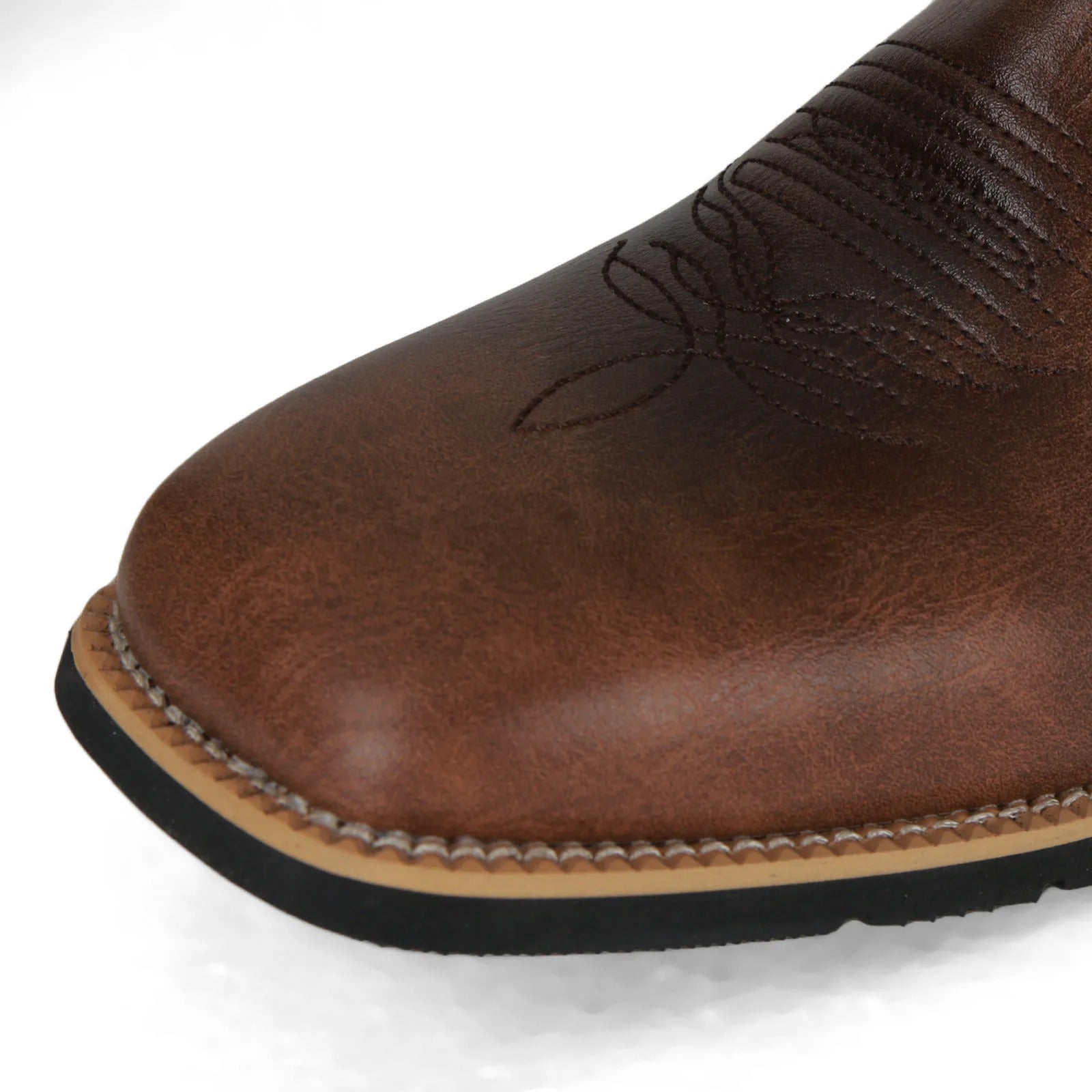 Embroidered Western Cowboy Boots for Men - Image 9
