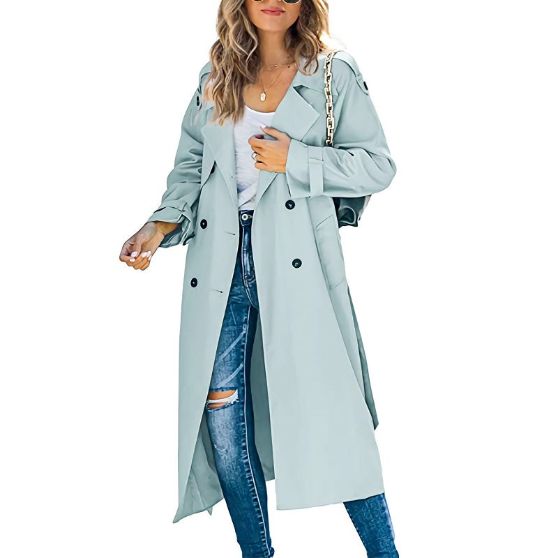 Zara - Women's Trench Coat Long
