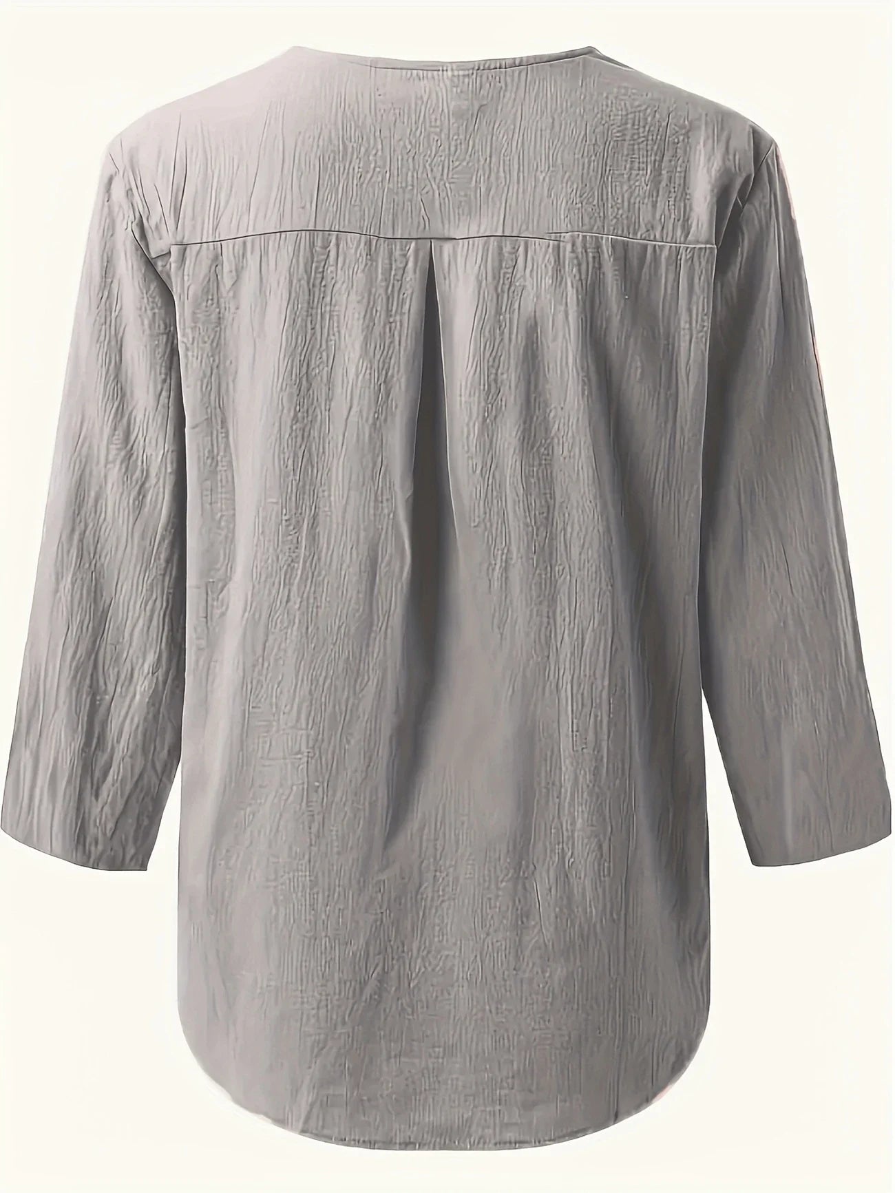 Luna - Casual Cotton and Linen Blouse