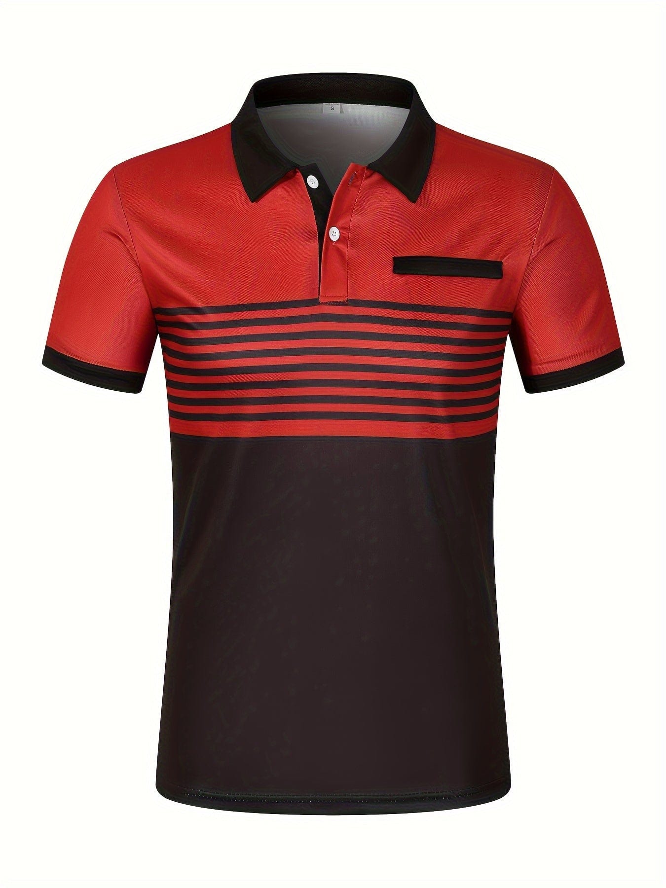 Louis|Men's summer polo with stripes