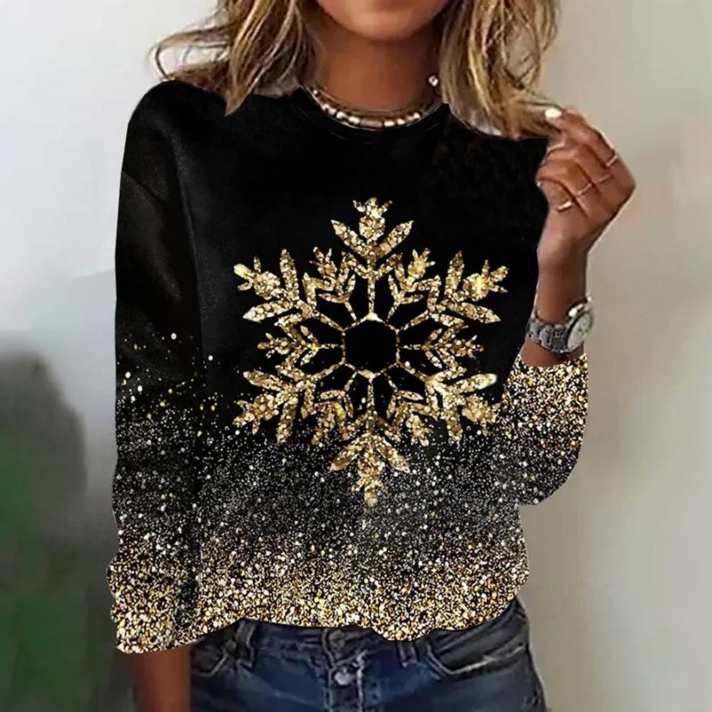 Eugèva - Snowflake Sequin Sweater