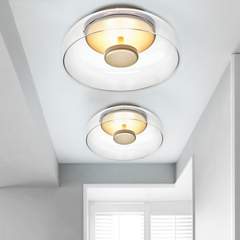 Elegant LED de sticlă plafon corp de iluminat