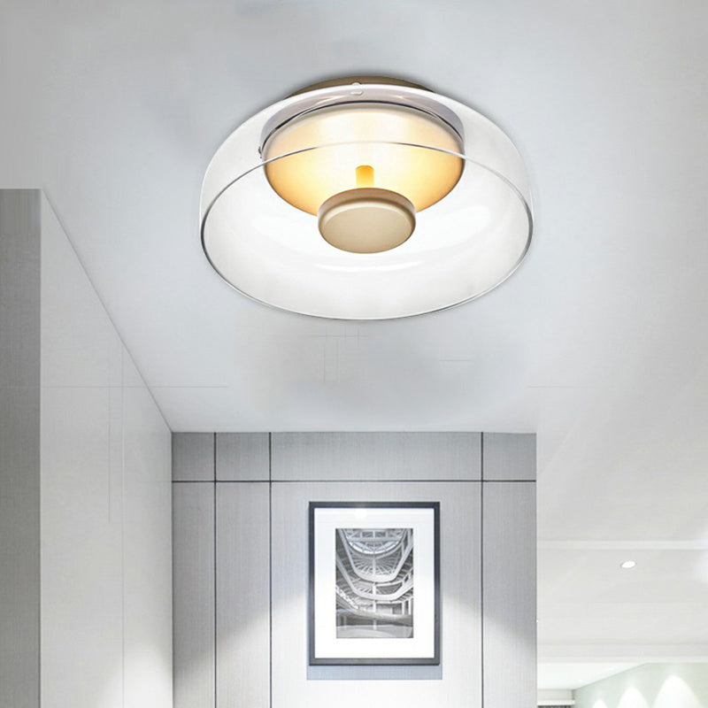 Elegantní LED skleněné stropní svítidlo