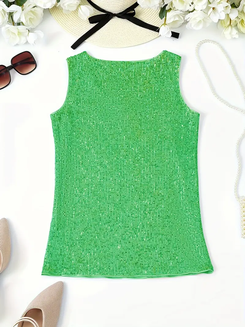 Zadie - Sleeveless Sequin Top