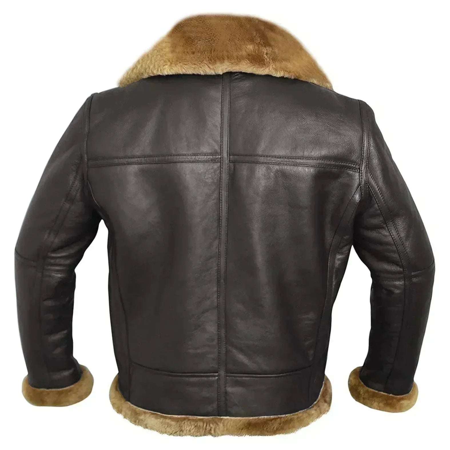 Shearling Aviator Jacket for Men - Image 6