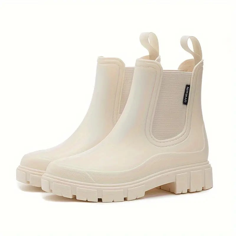 Lug Sole Chelsea Boots for Women - Image 3