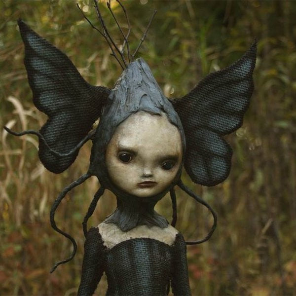 MysticWitch | Creepy Witch Sculptures – Dark, Bizarre Art, Halloween Decor, Gothic Home Decor