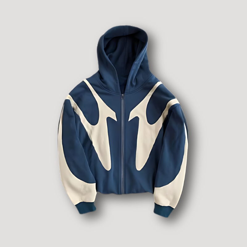 Graphic Full Zip Hoodie for Men - Image 2