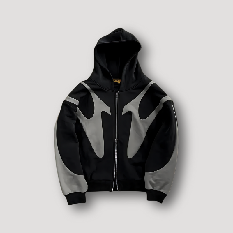 Graphic Full Zip Hoodie for Men - Image 1