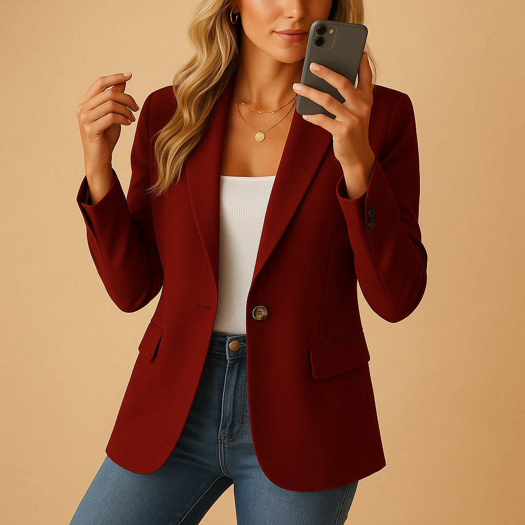 Tailored blazer with a comfortable fit for women | Yara